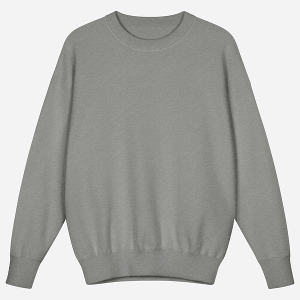 Kids Knitted Relaxed Fit Crewneck Sweater