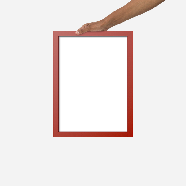 Matte Colored Frame Posters