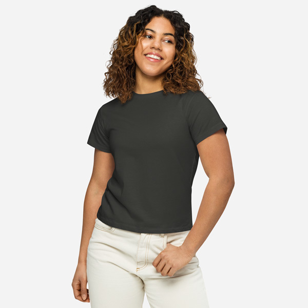 Women's High-Waisted Tee | Cotton Heritage OW1086