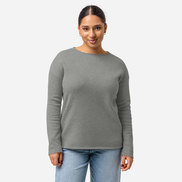 Women's Straight Bottom Knitted Sweater